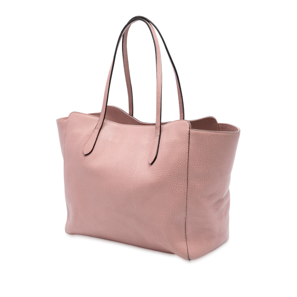 Pre-Loved Gucci Medium Leather Swing Tote - Picture 2 of 7